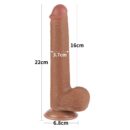 9'' Sliding Skin Dual Layer Dong Brown – Bild 5