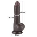 7.5'' Sliding Skin Dual Layer Dong Black II – Bild 5