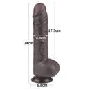 9.5'' Sliding Skin Dual Layer Dong Black – Bild 5