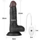 Vibrating Easy Strapon Set 7.0'' Black – Bild 7