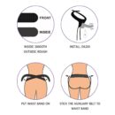 Vibrating Easy Strapon Set 7.5'' Black – Bild 5