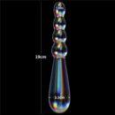 Twilight Gleam Glass Dildo- Rising Ripples – Bild 2
