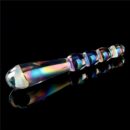 Twilight Gleam Glass Dildo- Rising Ripples – Bild 6