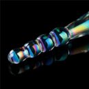 Twilight Gleam Glass Dildo- Rising Ripples – Bild 8