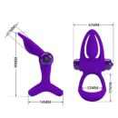 Pretty Love Vibration Cockring Purple – Bild 7