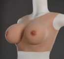 Realistic silicone breastplate D Cup