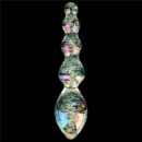 Glow-in-the-dark Twilight Gleam Glass Dildo-Tantalizing Orbs – Bild 3