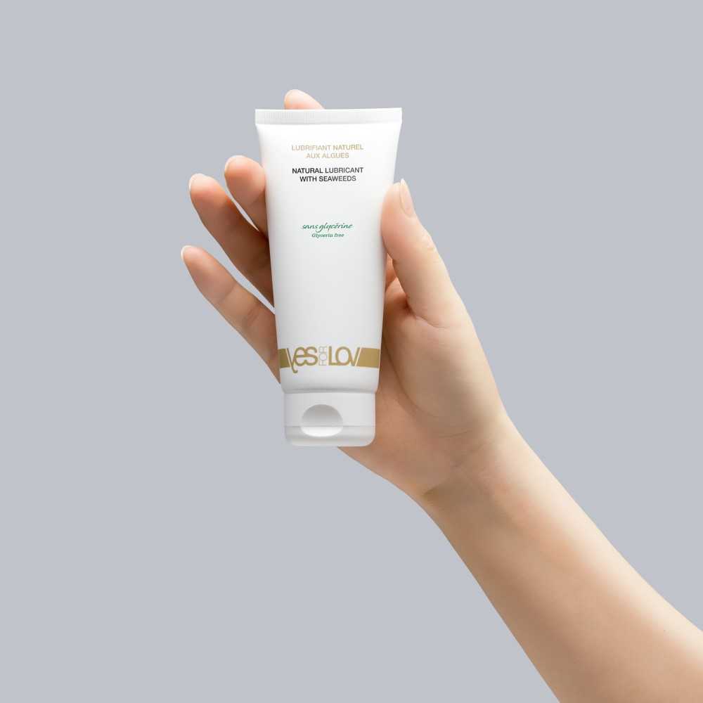 58474 NATURAL LUBRICANT WITH SEAWEEDS - GLYCERIN FREE BIO Tube 100mL – Bild 1