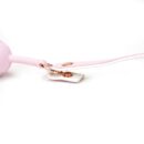 White & Pink Fairy Goat Leather Ball Gag – Bild 6