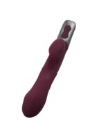 TITANZ 8.5" SILICONE RECHARGEABLE VIBRATOR IN RUBINE RED – Bild 3