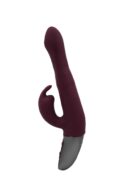 TITANZ 8.5" SILICONE RECHARGEABLE VIBRATOR IN RUBINE RED – Bild 6