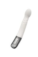 TITANZ 8" SILICONE RECHARGEABLE VIBRATOR IN IVORY WHITE – Bild 2