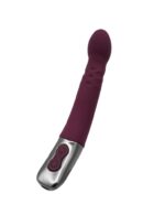 TITANZ 8" SILICONE RECHARGEABLE VIBRATOR IN RUBINE RED – Bild 2