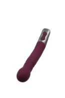 TITANZ 8" SILICONE RECHARGEABLE VIBRATOR IN RUBINE RED – Bild 3