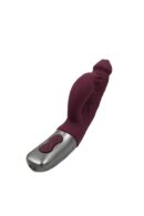 TITANZ 7" SILICONE RECHARGEABLE VIBRATOR IN RUBINE RED – Bild 2