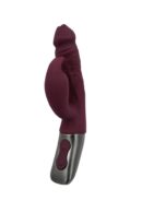TITANZ 7" SILICONE RECHARGEABLE VIBRATOR IN RUBINE RED – Bild 4