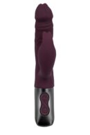 TITANZ 7" SILICONE RECHARGEABLE VIBRATOR IN RUBINE RED – Bild 5