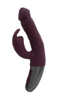 TITANZ 7" SILICONE RECHARGEABLE VIBRATOR IN RUBINE RED – Bild 6