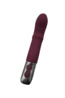 TITANZ 7" SILICONE RECHARGEABLE VIBRATOR IN RUBINE RED – Bild 2