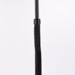 Kid Handle Kid Leather Braided Tails Black