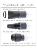 Suck N' Stroke Head Pump  Clear/Black – Bild 4