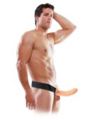 8" Hollow Strap-On  Light/Black – Bild 2