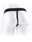 9" Hollow Strap-On with Balls  Light/Black – Bild 4