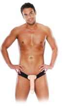 10" Hollow Strap-On  Light/Black – Bild 3