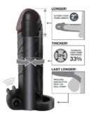Vibrating Real Feel 2" Extension  Black – Bild 3