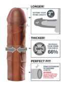 Mega Penishülle 5 cm Braun – Bild 3
