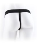 7" Vibrating Hollow Strap-On with Balls  Light/Black – Bild 4