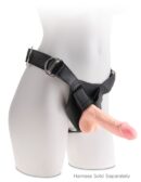 8" Triple Density Fat Cock with Balls Light – Bild 5