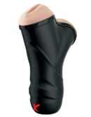 Double Penetration Vibrating Stroker  Light/Black – Bild 2