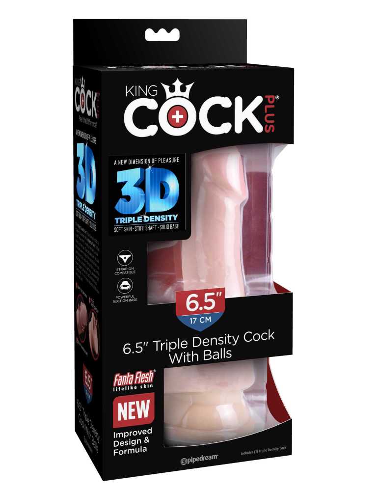 62143 6.5" Triple Density Cock with Balls Light – Bild 1
