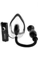 Vibrating Pussy Pump Clear/Black – Bild 3