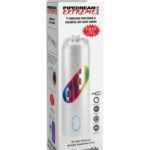 Rechargeable Roto-Bator Pussy  White/Clear/Multi