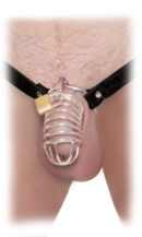 Extreme Chastity Belt  Silver/Black – Bild 3