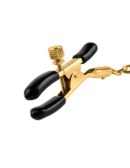 Chain Nipple Clamps  Gold/Black – Bild 4