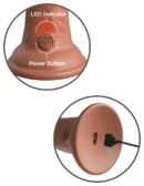 8" Dual Density Vibrating Silicone Cock  Tan – Bild 8