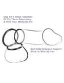 Silicone 3-Ring Stamina Set Black – Bild 3
