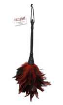 Frisky Feather Duster  Red/Black