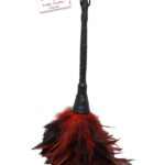 Frisky Feather Duster  Red/Black