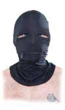 Zipper Face Hood  Black – Bild 2