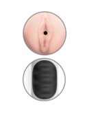 Mega Grip Vibrating Stroker Pussy  White/Black/Light – Bild 3