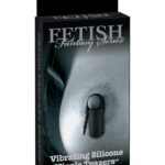 Vibrating Silicone Nipple Teazers  Black