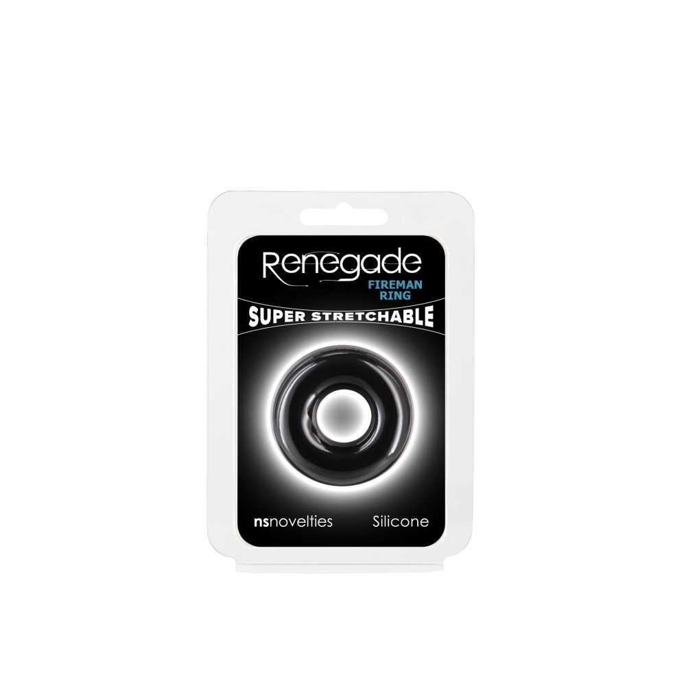 64957 Renegade - Fireman Ring - Small - Black – Bild 1