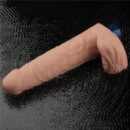 9" REAL SOFTEE Rechargeable Vibrating Dildo(Flesh) – Bild 3