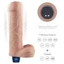 9" REAL SOFTEE Rechargeable Vibrating Dildo(Flesh) – Bild 6