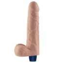 9" REAL SOFTEE Rechargeable Vibrating Dildo(Flesh) – Bild 9
