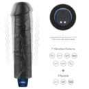 9.5" REAL SOFTEE Rechargeable Vibrating Dildo(Black) – Bild 6